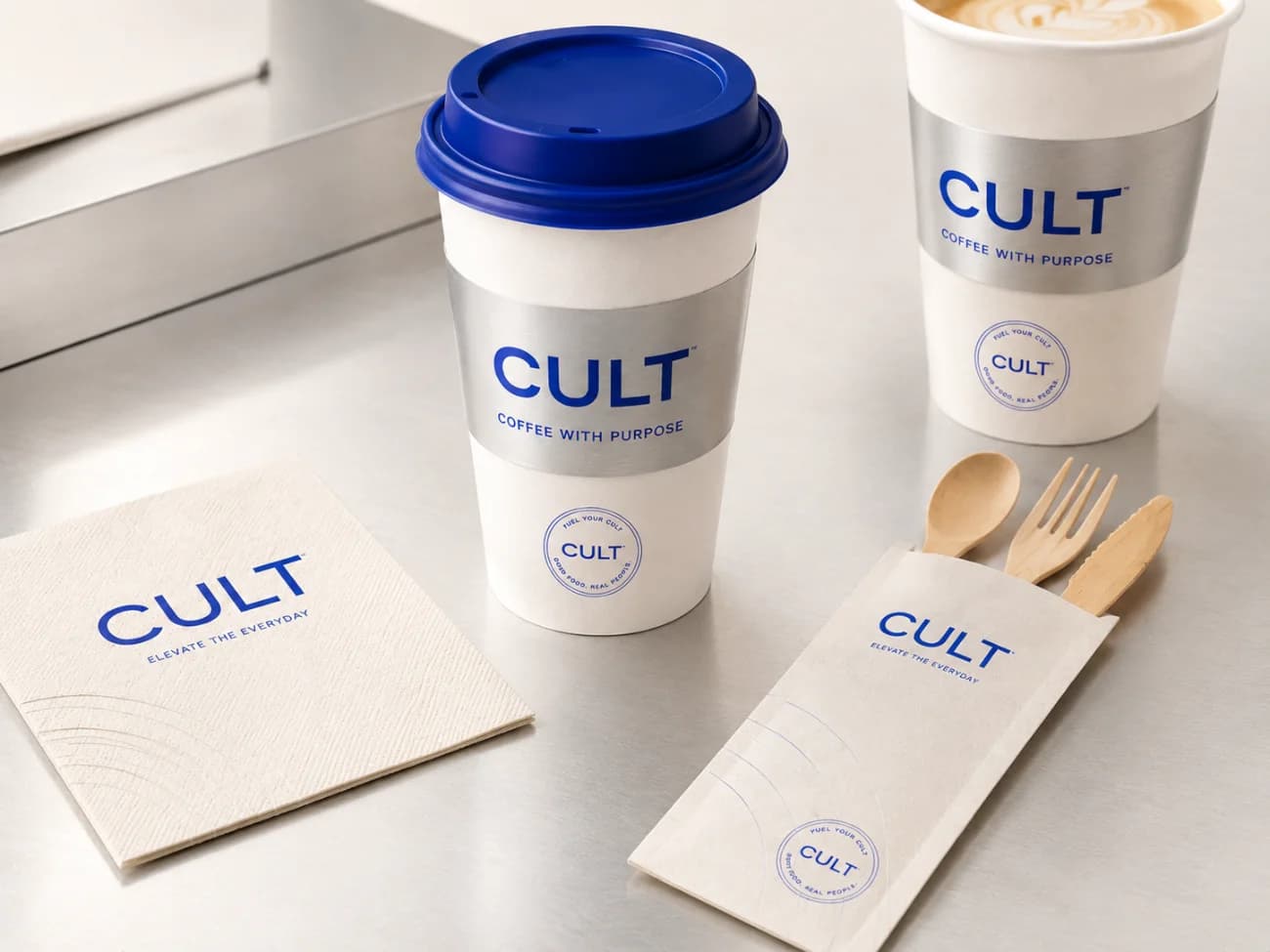 CULT coffee being prepared